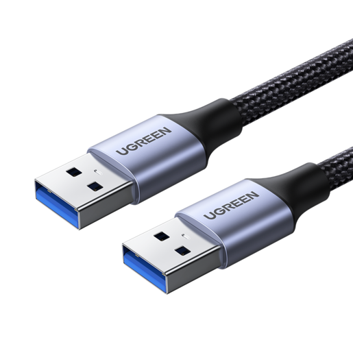 

Кабель USB 3.0(Am)-USB 3.0(Am), экранированный, 2A, 50см, черный UGREEN US373 (80789), US373