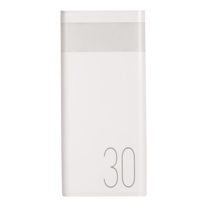 

Портативный аккумулятор (Powerbank) Remax RPP-320, 30000mAh, 3xUSB, 3A, Type-C, QC, белый (6954851243045), RPP-320