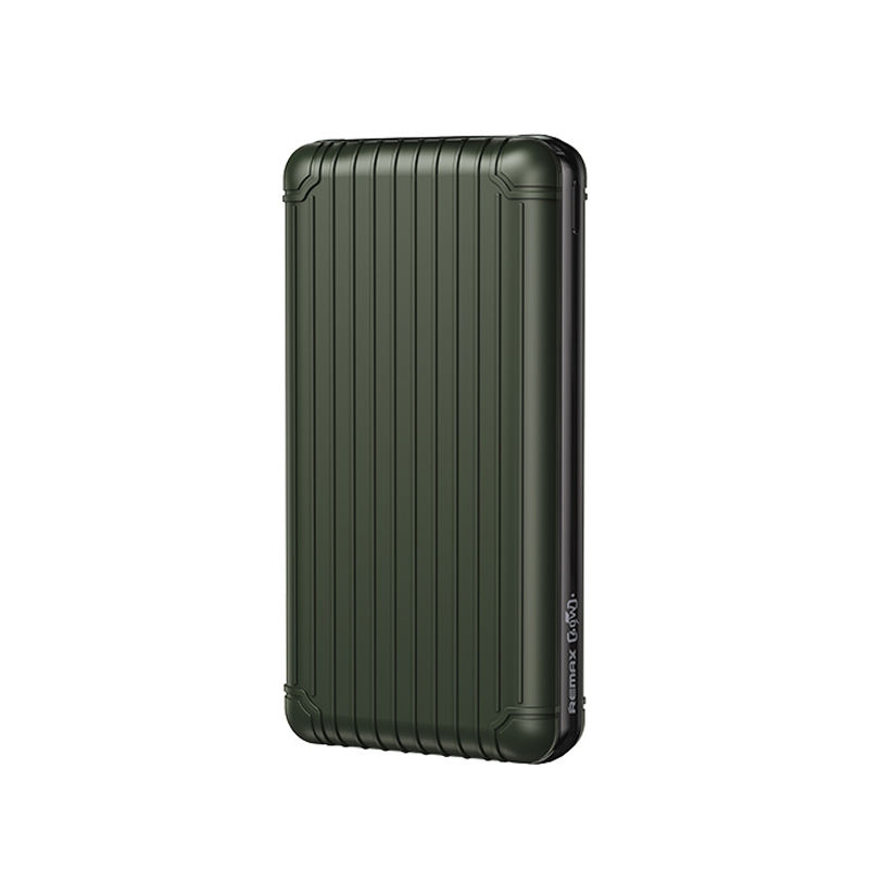 

Портативный аккумулятор (Powerbank) Remax Baonen Series PD-P85, 20000mAh, 3xUSB, 3A, Type-C, QC, темно-зеленый (6971278729136), Baonen Series PD-P85