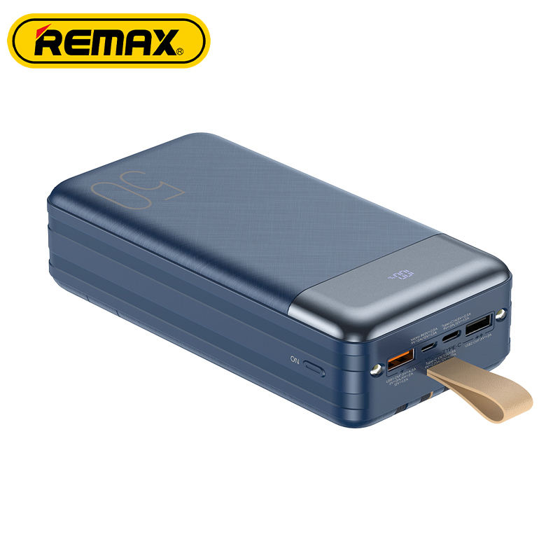 

Портативный аккумулятор (Powerbank) Remax Hunergy RPP-200, 50000mAh, 4xUSB, 3A, Type-C, QC, синий (6954851228752), Hunergy RPP-200