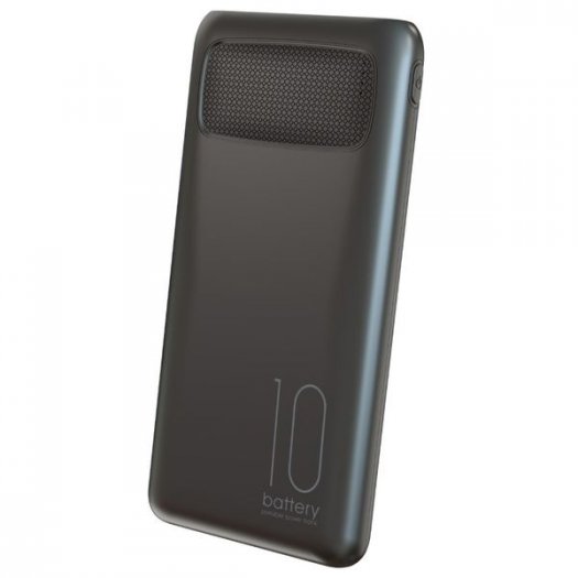 

Портативный аккумулятор (Powerbank) PAVAREAL PB-03, 10000mAh, 2xUSB, 2.4A, черный ( УТ000027354), PB-03