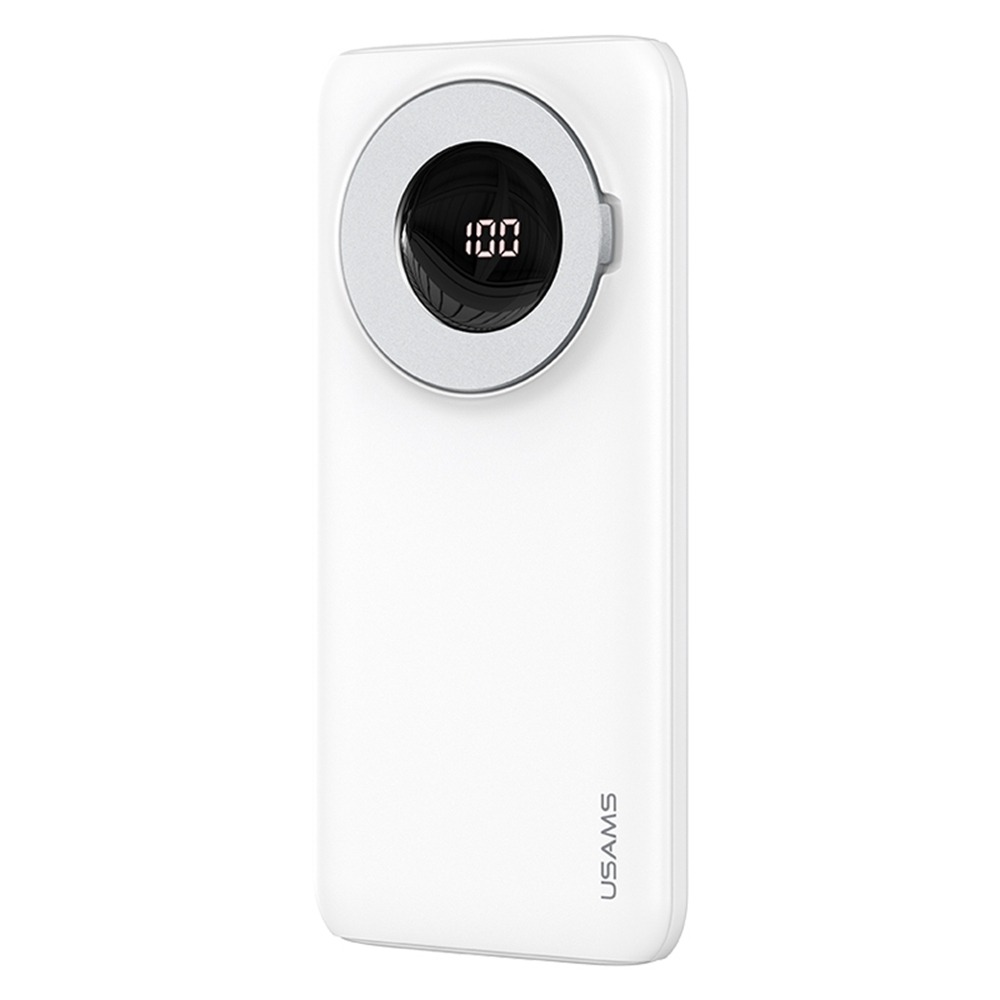 

Портативный аккумулятор (Powerbank) USAMS US-CD171, 10000mAh, 2xUSB, 2.4A, Type-C, QC, белый (10KCD17102), US-CD171