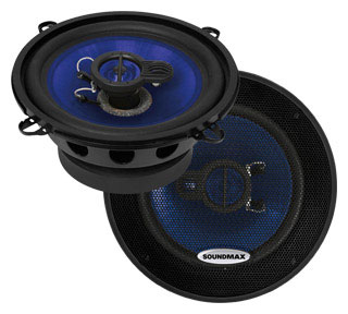

Автомобильная акустика коаксиальная SoundMAX SM-CSE503, 13 см (5"), 60 Вт (120 Вт), 80 Гц-20 кГц, 91 дБ, 4 Ом, SM-CSE503