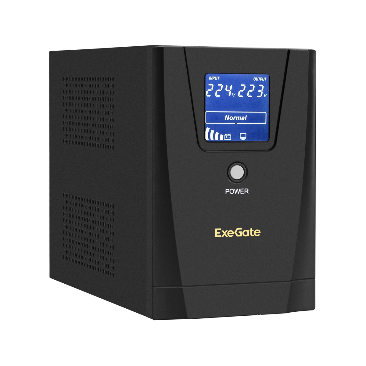 ИБП ExeGate SpecialPro Smart LLB-1200.LCD.AVR.2SH.3C13, 1200 В·А, 750 Вт, EURO+IEC, розеток - 5, черный (EX292795RUS)