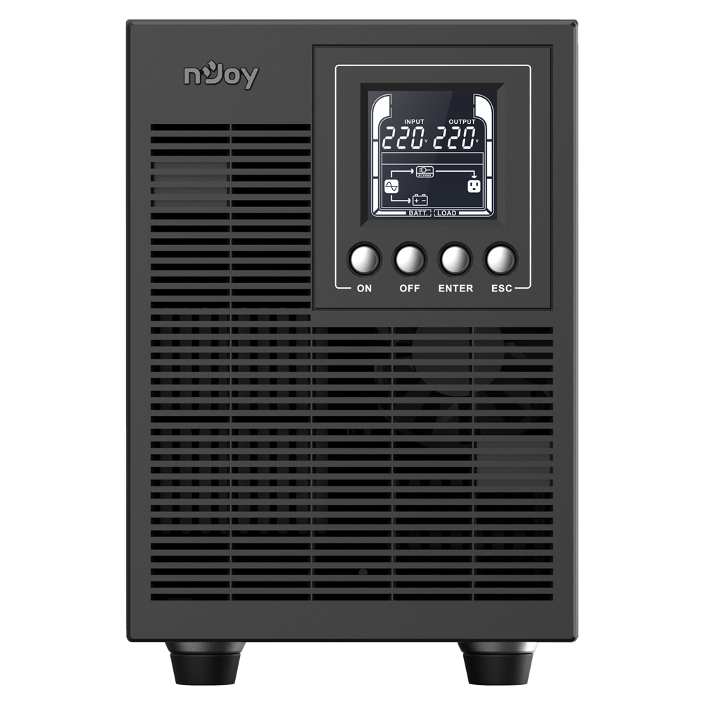 

ИБП nJoy Echo Pro 2000 Schuko On-line, 2000 В·А, 1.6 кВт, EURO, розеток - 4, USB, черный (UPOL-OL200EP-CG01B), 2000 Schuko On-line