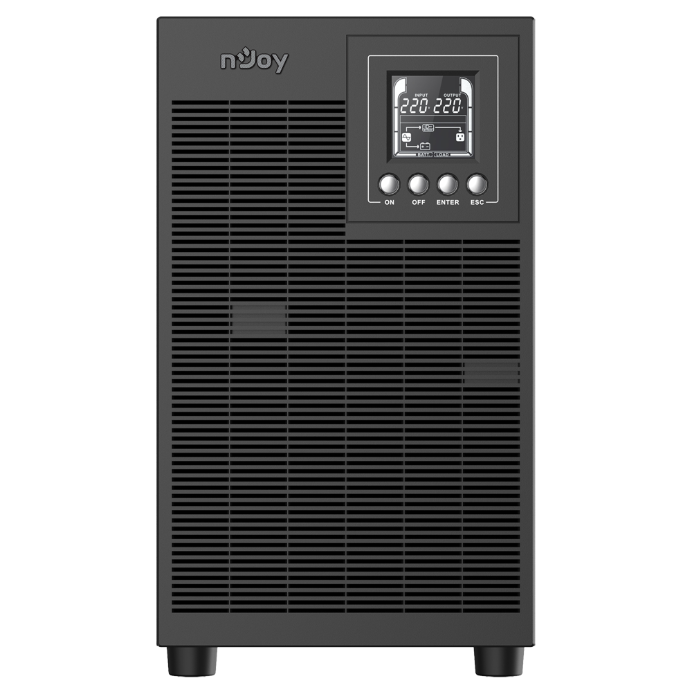 ИБП nJoy Echo Pro 3000 Schuko On-line, 3000 В·А, 2.4 кВт, EURO, розеток - 4, USB, черный (UPOL-OL300EP-CG01B)