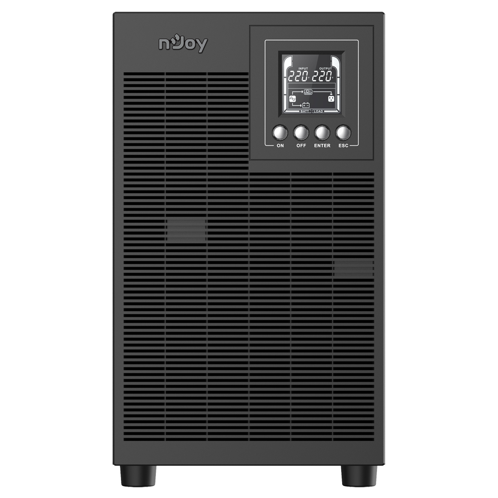 

ИБП nJoy Echo Pro 3000 Schuko On-line, 3000 В·А, 2.4 кВт, EURO, розеток - 4, USB, черный (UPOL-OL300EP-CG01B), 3000 Schuko On-line