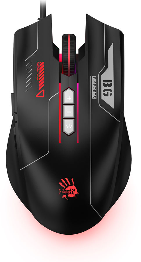 

Мышь проводная A4Tech Bloody ES7, 6000dpi, оптическая светодиодная, USB, черный, ES7