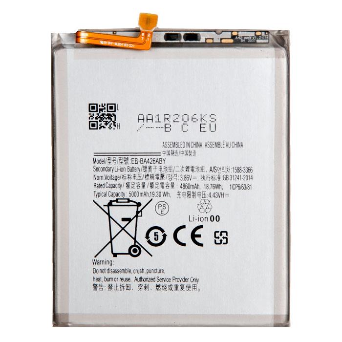 

Аккумулятор A32 5G/A326F для Samsung Galaxy A32, 4.43V, 4860mAh (898063), A32 5G