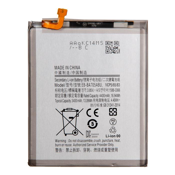 

Аккумулятор A707F A70S/A707F для Samsung Galaxy A70S, 4.4V, 4400mAh (898060), A707F A70S