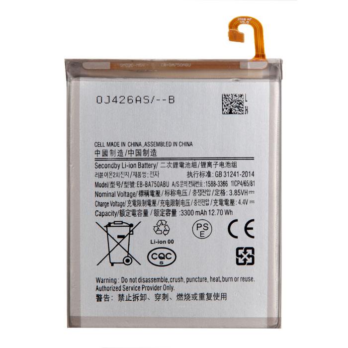 

Аккумулятор SM-A750F для Samsung Galaxy A7, 3.85V, 3300mAh (898072), SM-A750F