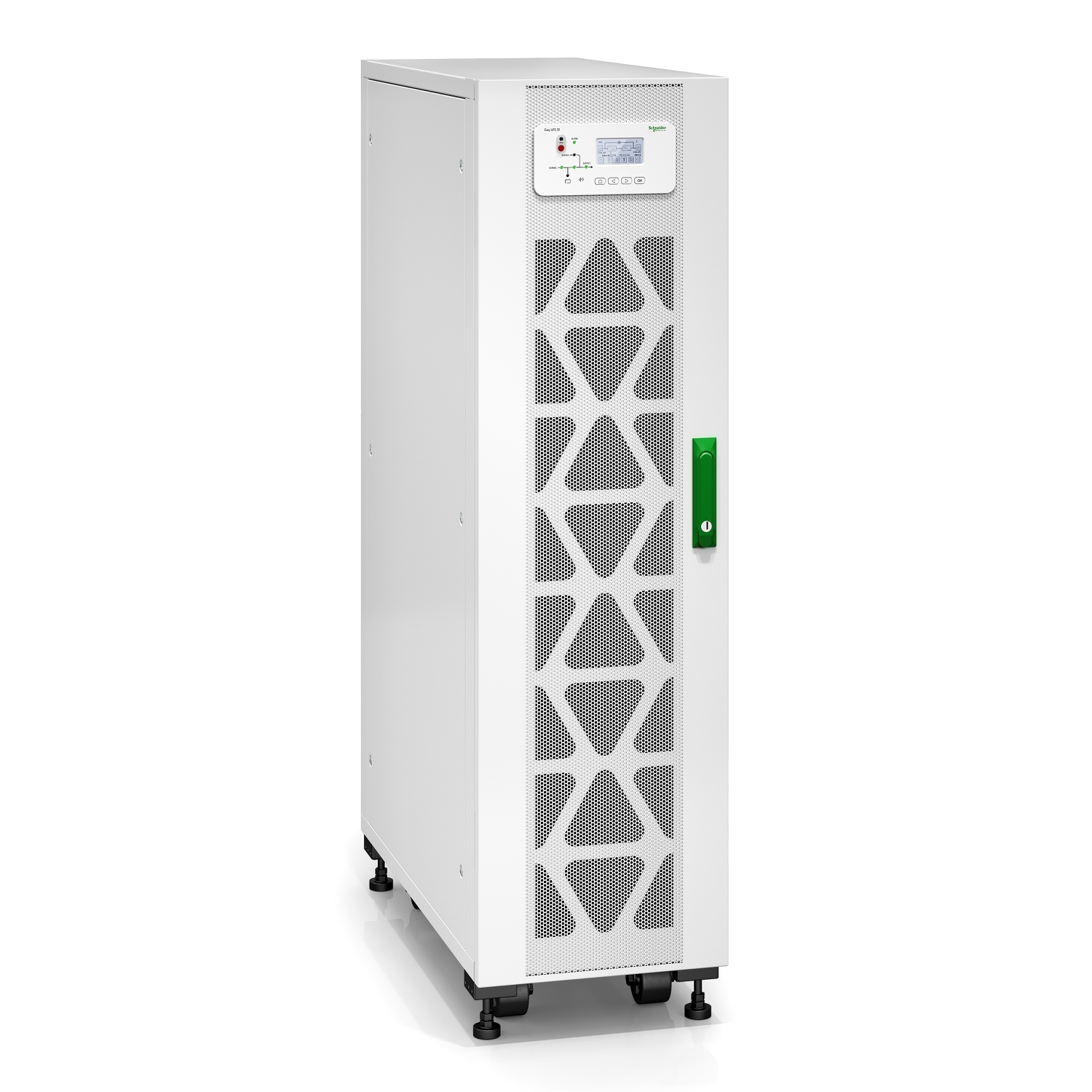 

ИБП APC Easy UPS 3S 15 kVA 400 V, 15000VA, 15000W, клеммная колодка, белый (E3SUPS15KHB2), Easy UPS 3S 15 kVA 400 V