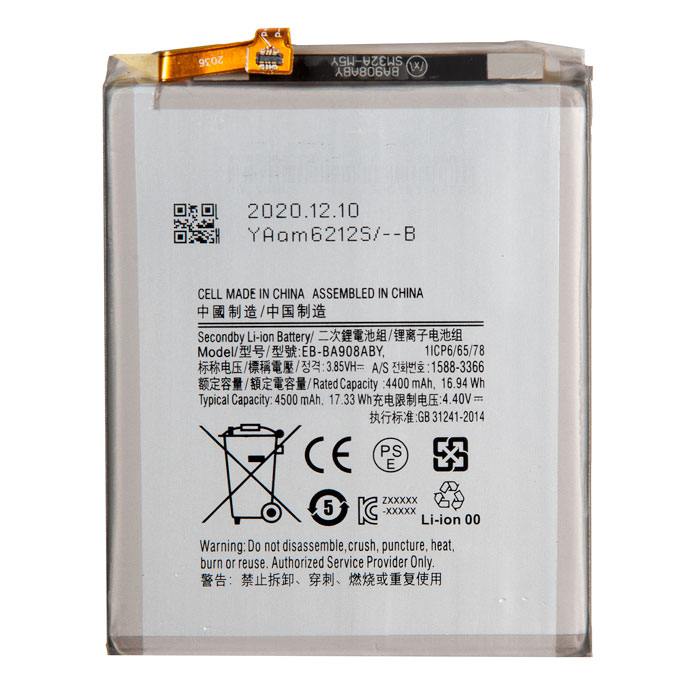 

Аккумулятор A908F A90 5G для Samsung Galaxy A90, 4.4V, 4500mAh (898069), A908F A90 5G