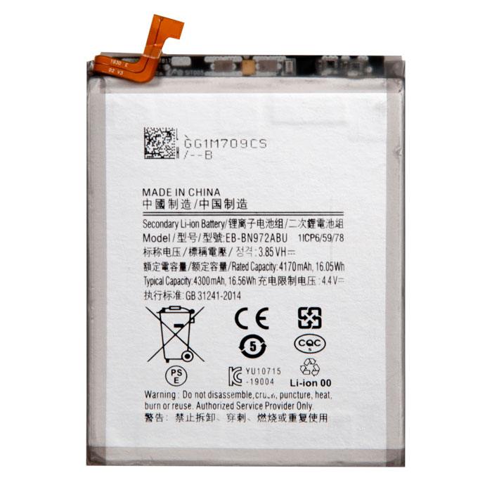 

Аккумулятор N975F для Samsung Galaxy Note 10 Plus, 4.4V, 4300mAh (898041), N975F