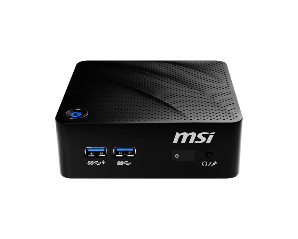 Системный блок MSI Cubi N 8GL-093RU, Intel Pentium N5000 1.1GHz, 4Gb RAM, 64Gb SSD, WiFi, BT, W10Pro, черный (9S6-B17111-093) б/у, после ремонта(замена ssd), следы эксплуатации, комплект: блок питания, кабель питания