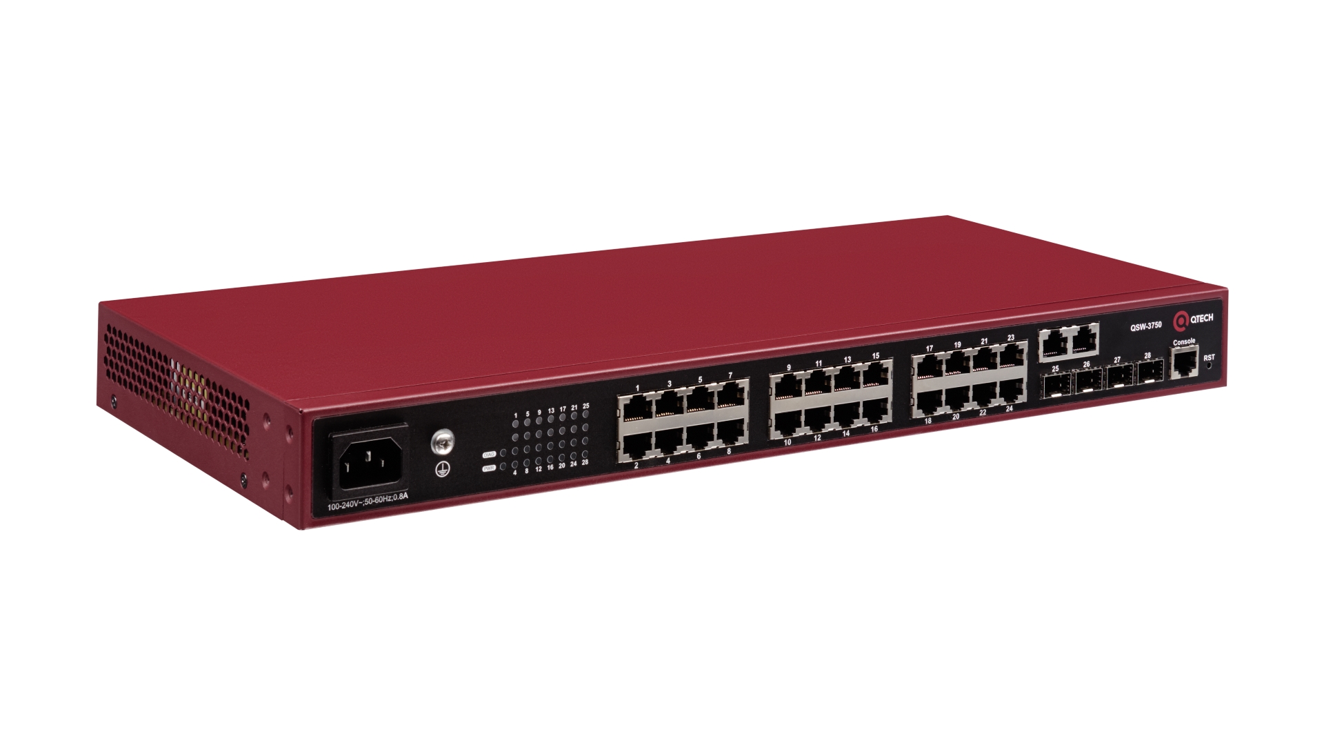 Коммутатор Qtech QSW-3750-28T-AC, управляемый, кол-во портов: 24x1 Гбит/с, SFP 2x1 Гбит/с, кол-во SFP/uplink: combo RJ-45/SFP 2x1 Гбит/с, установка в стойку (QSW-3750-28T-AC) б/у, отказ от покупки, следы монтажа/установки, полный комплект