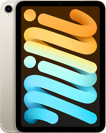 

Планшет Apple iPad mini 8.3" 2266x1488 IPS, A15 Bionic, 256Gb, WiFi, BT, iPadOS, сияющая звезда, mini