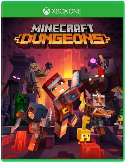Игра для Xbox ONE Minecraft Dungeons, приключения, экшн, 6+ новый, сломан фиксатор диска в упаковке