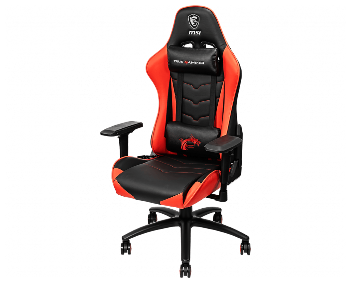 Кресло игровое MSI MAG CH120 черный/красный (MAG CH120) (Плохая упаковка)