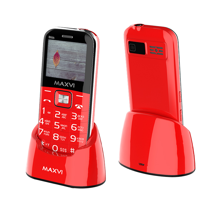 

Мобильный телефон MAXVI B6ds, 2.2" 220x176 TFT, Spreadtrum SC6533G, 32Mb RAM, 32Mb, 1xCam, 2-Sim, 1400 мА·ч, micro-USB, красный (B6ds red), B6ds