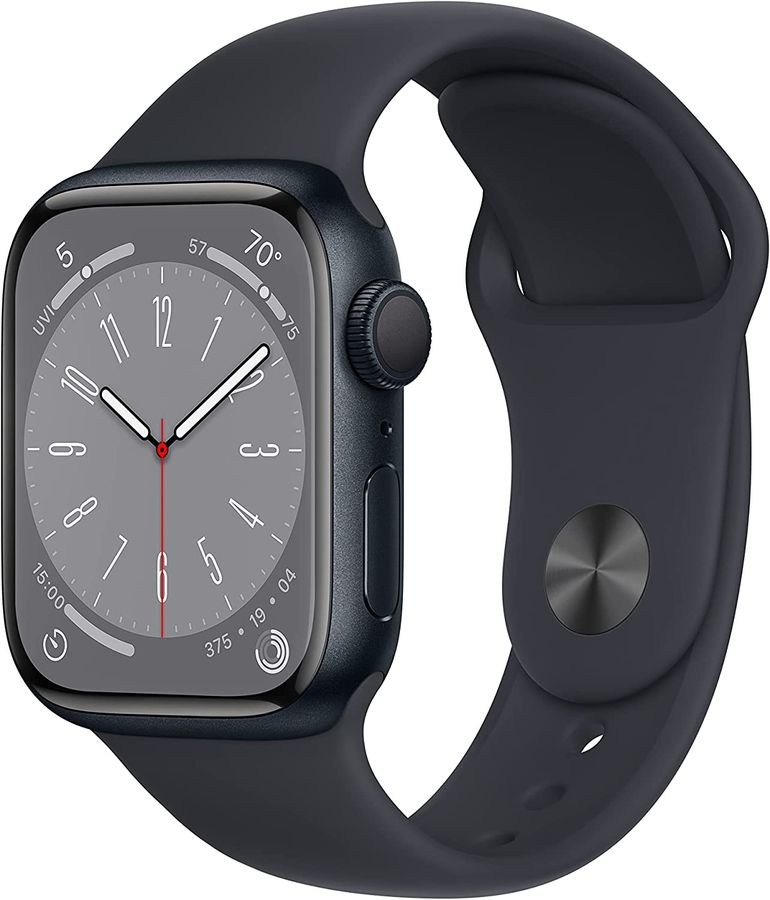 

Смарт-часы APPLE Watch Series 8 А2771 45мм L, 1.6" OLED LTPO, темная ночь (MNUQ3LL/A), Watch Series 8 А2771 45мм L