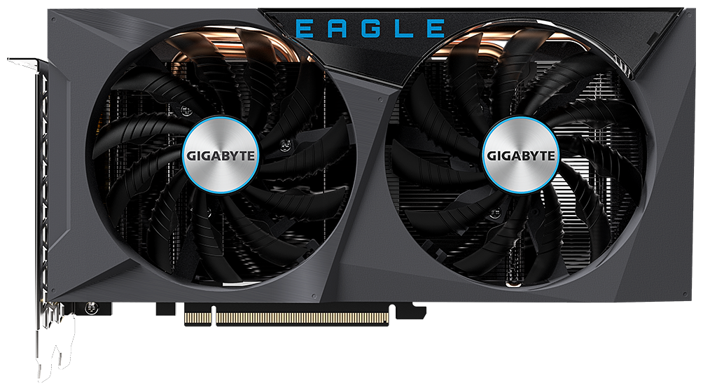 

Видеокарта GIGABYTE NVIDIA GeForce RTX 3060 EAGLE, 12Gb DDR6, 192 бит, PCI-E, 2HDMI, 2DP, Retail (GV-N3060EAGLE-12GD 2.0), EAGLE