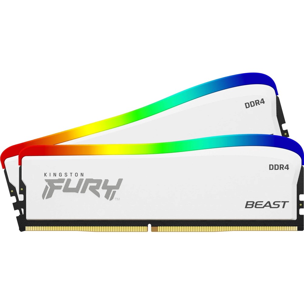 

Комплект памяти DDR4 DIMM 32Gb (2x16Gb), 3600MHz, CL18, 1.2 В, Kingston, FURY Beast White RGB (KF436C18BWAK2/32) Retail, KF436C18BWAK2/32