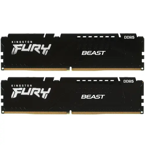 

Комплект памяти DDR5 DIMM 32Gb (2x16Gb), 5200 MHz, CL36, 1.25 В, Kingston, FURY Beast Black EXPO (KF552C36BBEK2-32) Retail, KF552C36BBEK2-32