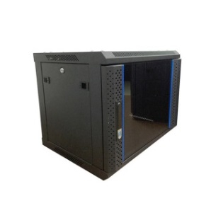 

Шкаф телекоммуникационный настенный 9U 600x450 мм, стекло/металл, черный, Wize Pro W9U45R (W9U45R), W9U45R