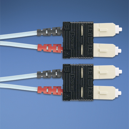 

Патч-корд оптический Panduit, SC, многомодовый, 50/125, OM3, двойной, 3м, аквамарин (FXD3-3M3Y), 0