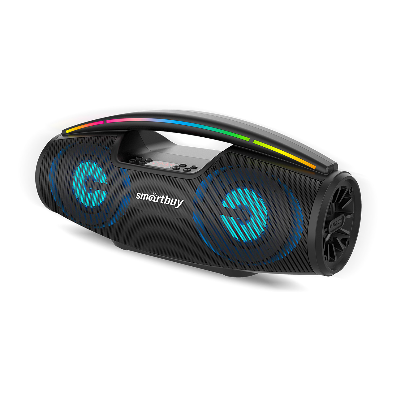 

Акустика портативная SmartBuy GEEK, 22Вт, FM, AUX, USB, microSD, Bluetooth, подсветка, черный (SBS-5250), GEEK