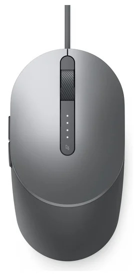 Мышь проводная Dell MS3220, 3200dpi, оптическая лазерная, USB, темно-серый (570-ABDN)