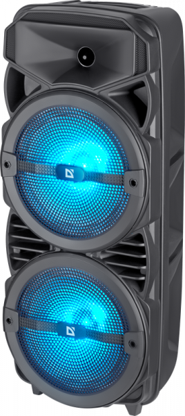 

Портативная акустика Defender Boomer 30, 30 Вт, FM, AUX, USB, microSD, Bluetooth, подсветка, черный (65830), Boomer 30