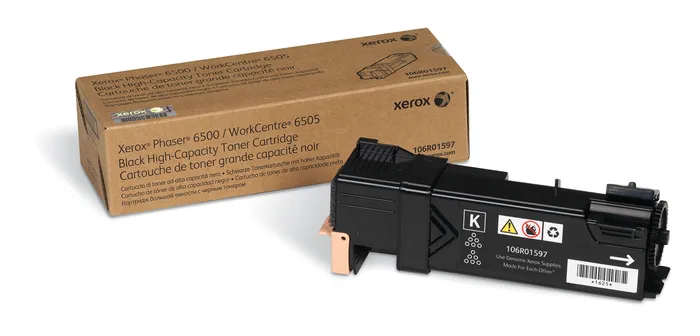 

Картридж лазерный Xerox 106R01597, черный, 3000 страниц, оригинальный для Xerox Phaser 6500/WC 6505, 0