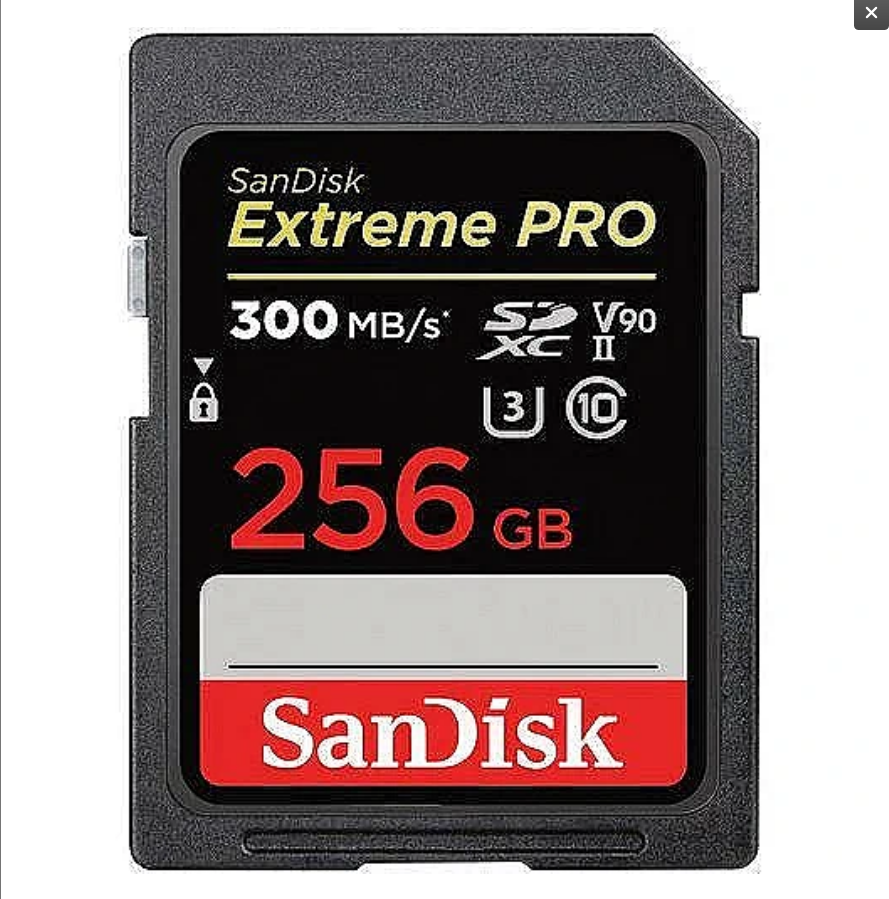 Карта памяти 256Gb SDXC Sandisk Extreme Pro Class 10 UHS-II U3 V90 (SDSDXDK-256G-GN4IN)