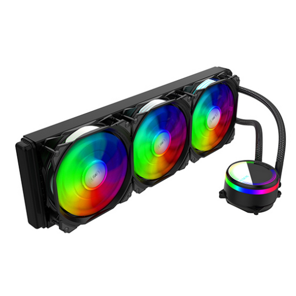 

Жидкостное охлаждение Alseye M360B для Socket 115x/2066/2011/2011-3/1356/1366/1200/1700/1851/AM5/AM4/AM3/AM3+/FM1/AM2+/TR4, 3x120 мм, ARGB, черный (M360B), M360B