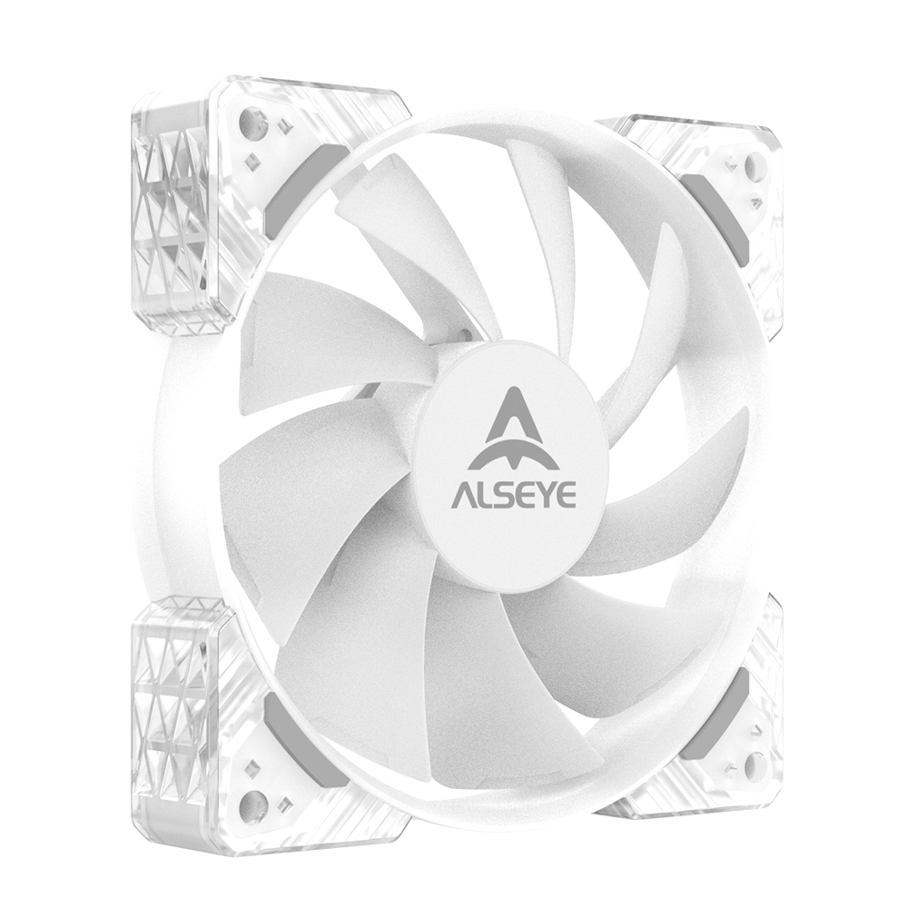 

Вентилятор Alseye N12-W, 120 мм, 1800rpm, 34.5 дБ, 4-pin, 1шт, белый, ARGB подсветка (N12-W), N12-W