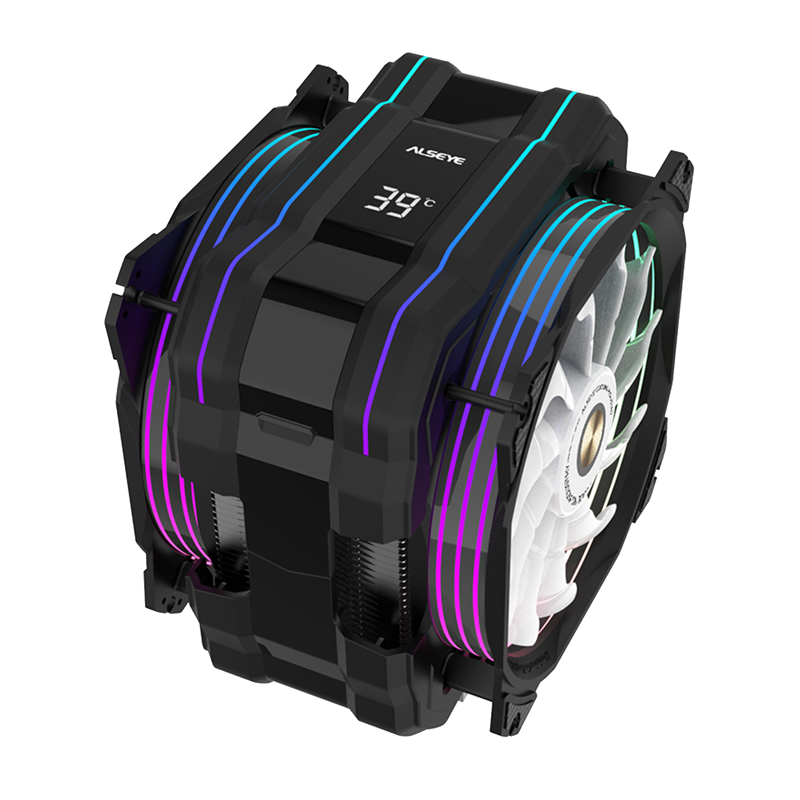 Кулер для процессора Alseye M120D (PLUS) Universal (винтовое крепление), 200Вт (M120D)