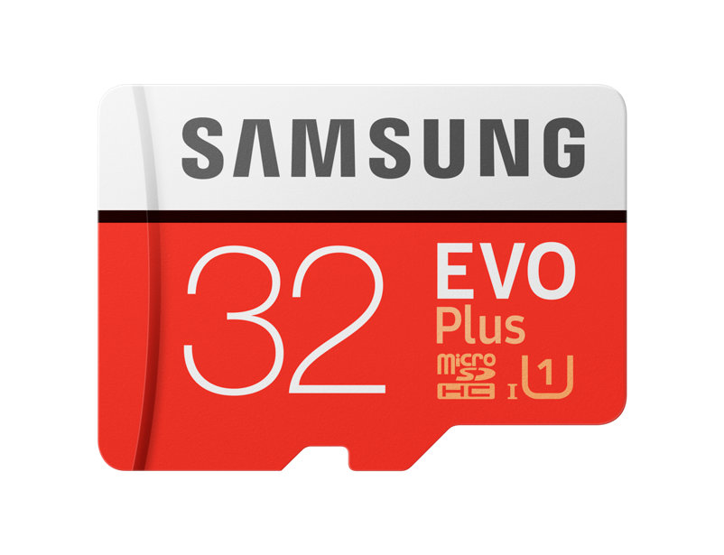 Карта памяти 32Gb microSDHC Samsung EVO Plus Class 10 UHS-I U1 + адаптер (MB-MC32GA/KR)