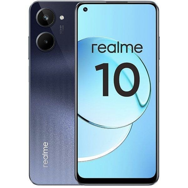 

Смартфон Realme 10, 6.4" 1080x2400 Super AMOLED, MediaTek Helio G99, 8Gb RAM, 256Gb, 3G/4G, NFC, Wi-Fi, BT, 2xCam, 2-Sim, 5000 мА⋅ч, USB Type-C, Android 12, черный (6054043), 10