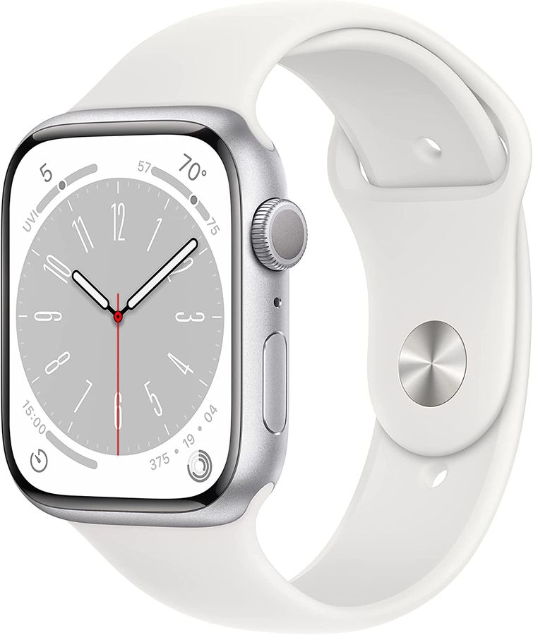 

Смарт-часы APPLE Watch Series 8 А2771, 45мм, 1.6" OLED LTPO, серебристый (MP6N3ZP/A), Watch Series 8 А2771, 45мм
