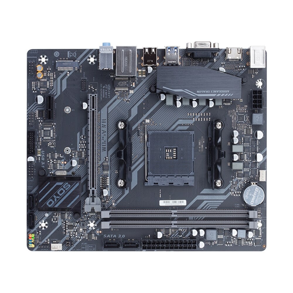 Материнская плата SOYO A520M Crazy Dragon, SocketAM4, AMD A520, mATX