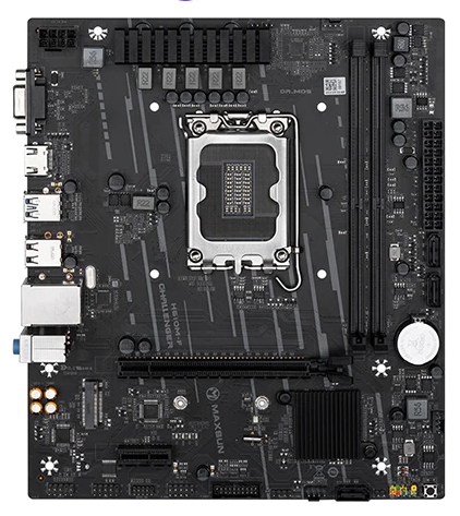 Материнская плата MaxSun H610M-F Challenger, Socket1700, Intel H610, mATX
