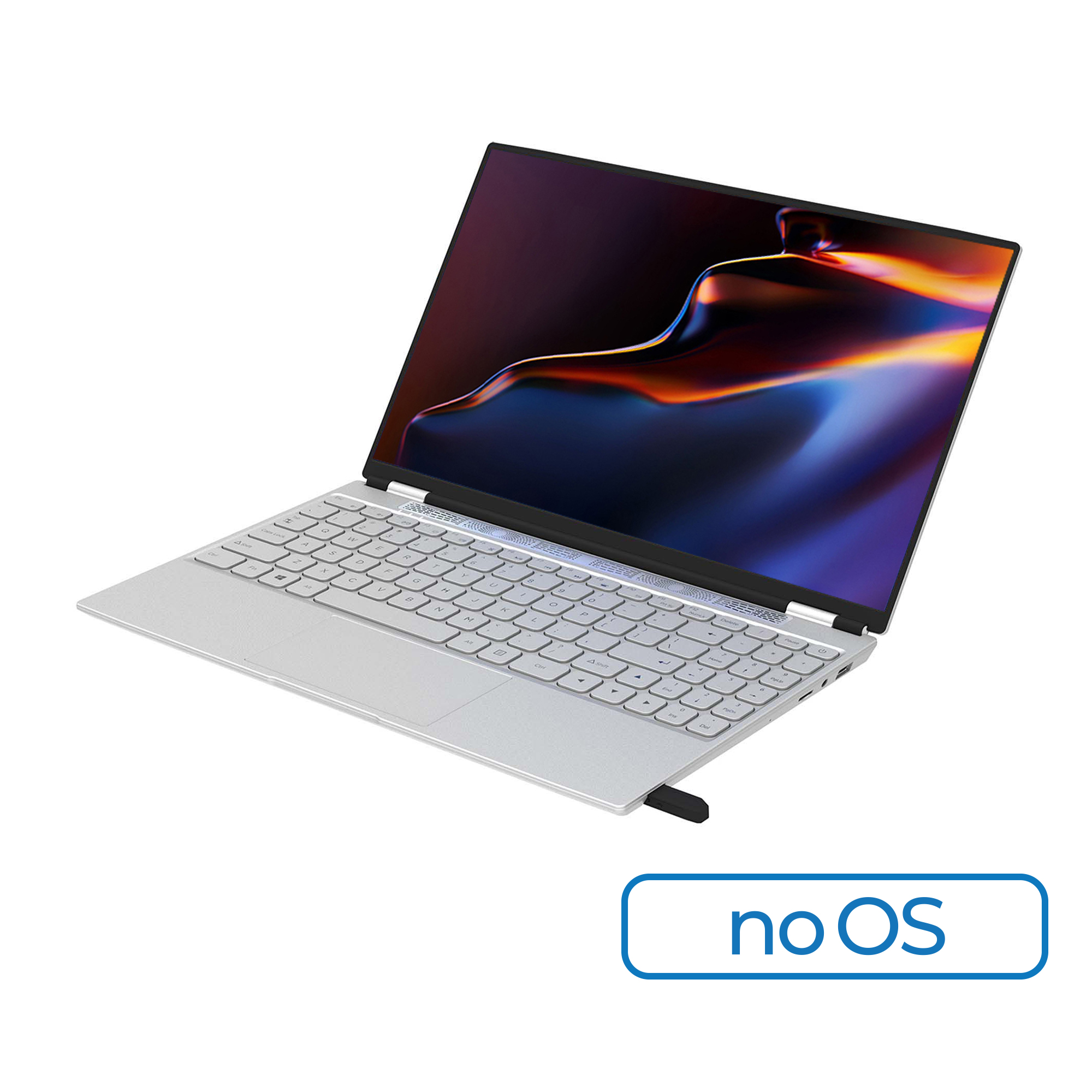 Ноутбук 15.6" Hiper WorkBook N1567RH, серебристый (U9D2LKF)