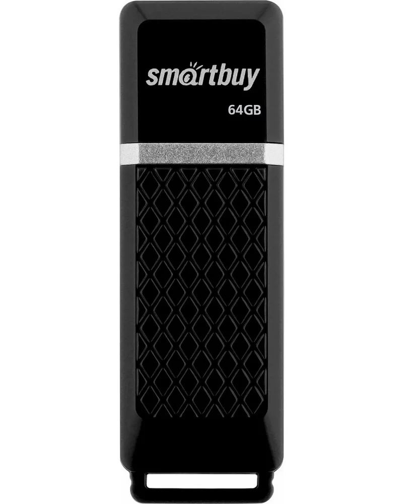 

Флешка 64Gb USB 2.0 SmartBuy Quartz, черный, 0