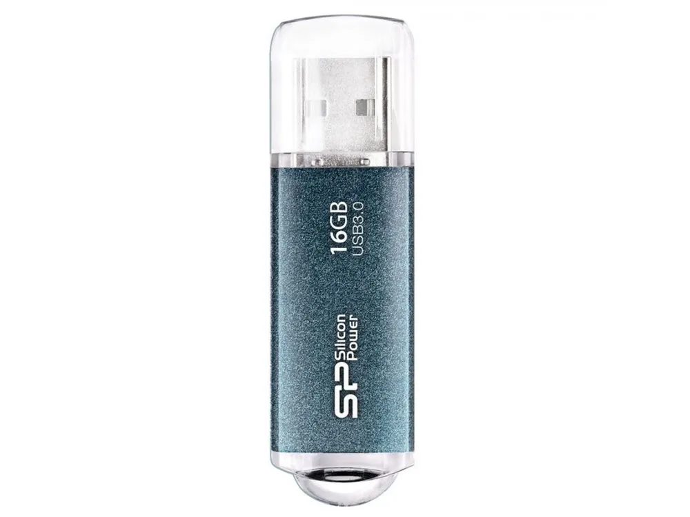 

Флешка 16Gb USB 3.0 Silicon Power Marvel M01, синий (SP016GBUF3M01V1B), M01