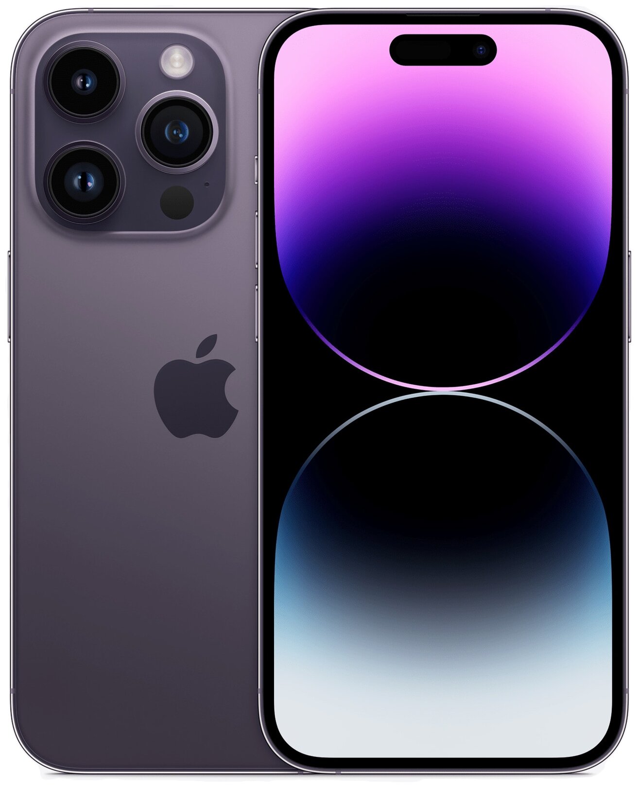 

Смартфон Apple iPhone 14 Pro, 6.1" 1179x2556 OLED, Apple A16 Bionic, 6Gb RAM, 128Gb, 3G/4G/5G, NFC, Wi-Fi, BT, 3xCam, 2-Sim (nano SIM+eSIM), 3200mAh, Lightning, iOS 16, фиолетовый (A2892_128Gb_Purple), iPhone 14 Pro