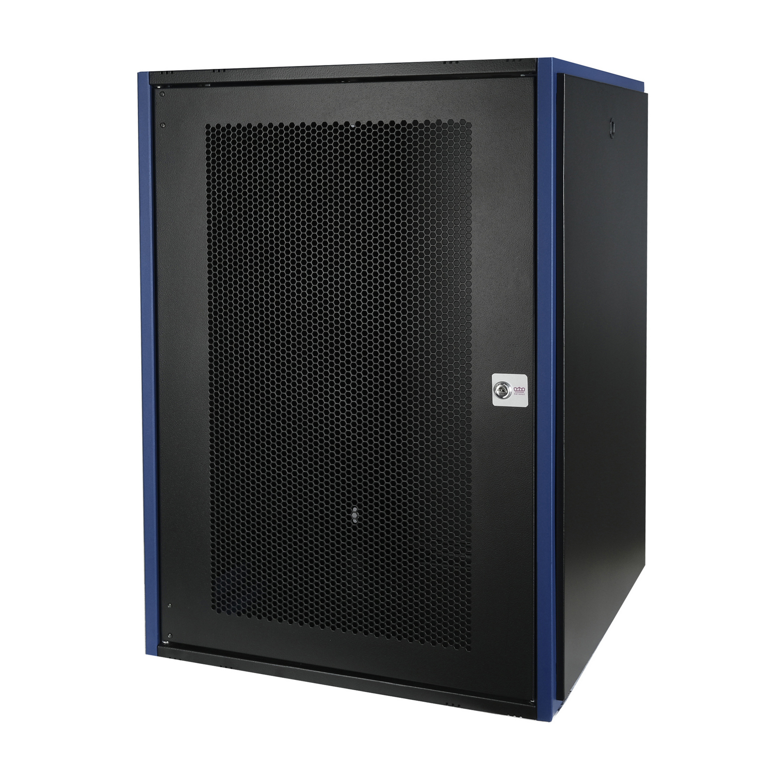Шкаф телекоммуникационный настенный 18U 600x600 мм, перфорация, черный, разборный, Datarex (DR-620421)