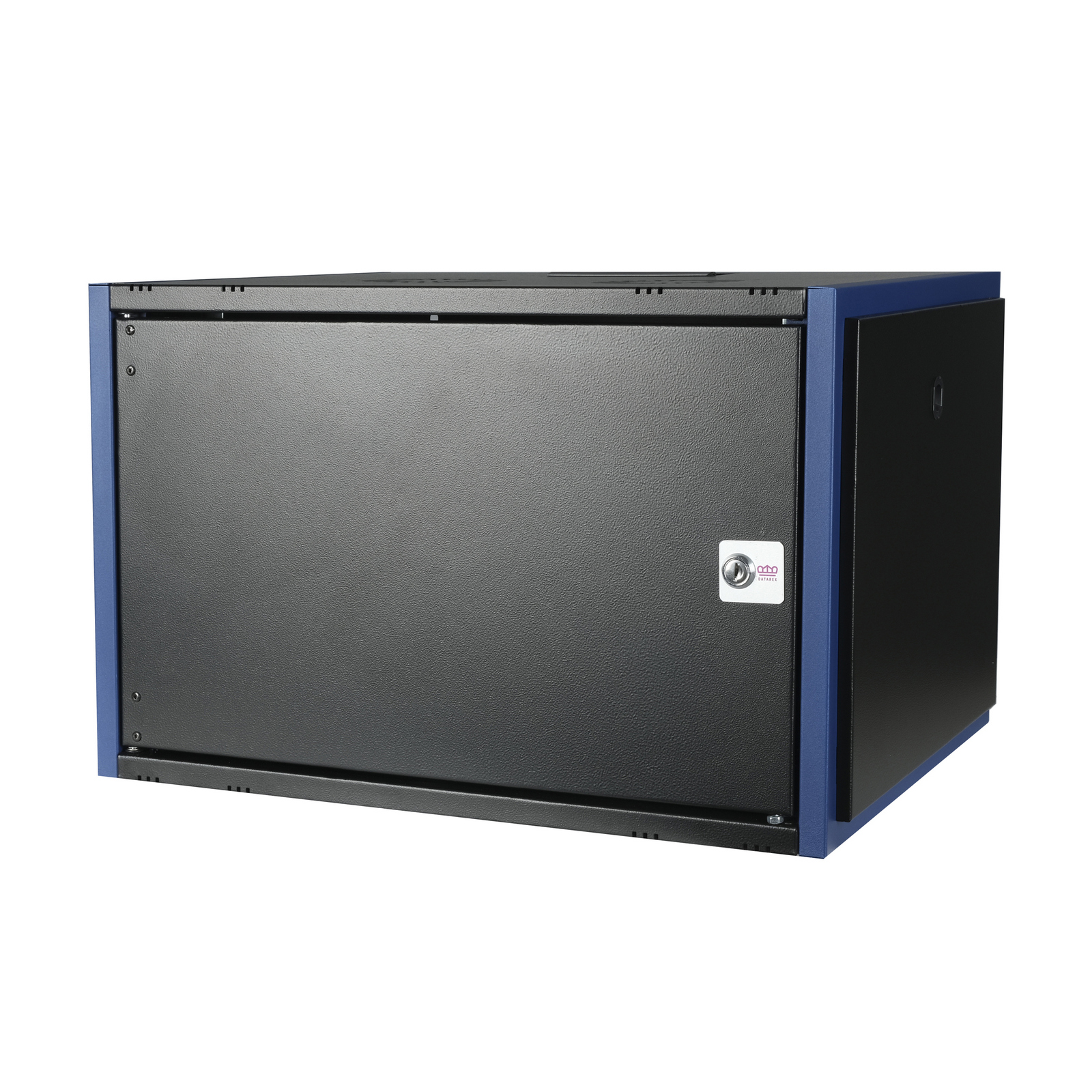 Шкаф телекоммуникационный настенный 7U 600x450 мм, металл, черный, разборный, Datarex (DR-610011)