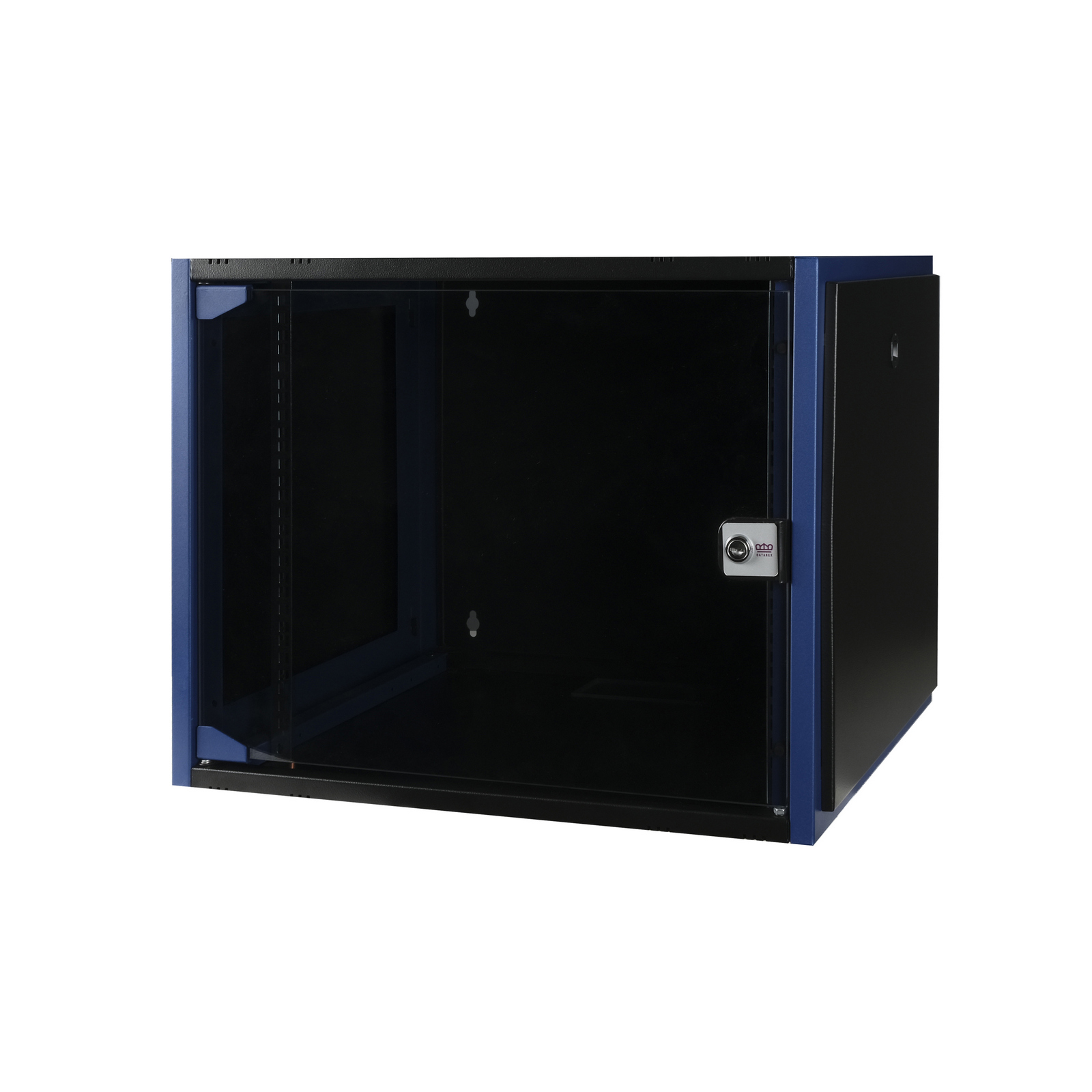Шкаф телекоммуникационный настенный 9U 600x450 мм, стекло, черный, разборный, Datarex (DR-600111)